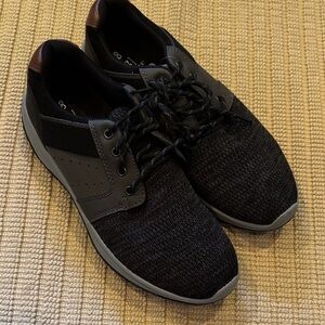 Shoes mens new size 8M George Knit Athletic Lace-Up Shoes with Gray Trim